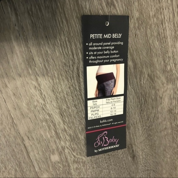 Motherhood Maternity PXL 16-18 Mid‎ Belly Flare Jeans - Picture 6 of 8